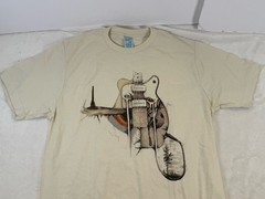 The Chameleons Vox Tshirt Vintage Cream Medium Pacific Cotton Band Guitar