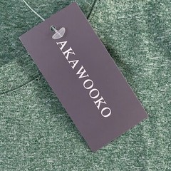 AKAWOOKO Men’s Size Large Green Heather Short Sleeve Crew Neck Athletic Tee NWT