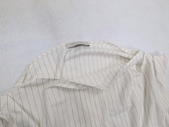 Salt Murphy Julian Top Shirt Mens Medium Sleeveless White Striped