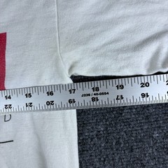 Krew T-Shirt Mens Small White Cotton All Rights Refused MCMXCI Graphic Crew Neck