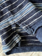 BUFFALO By David Bitton Men’s Striped Blue Shirt Size XL Short Sleeve Crew Neck