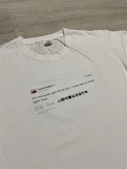 Kanye West Tweet White or Black T-Shirt Funny Celebrity Men’s US M