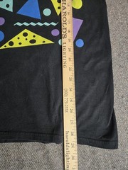 Vintage Y2k 90s Themed Colorblock Rad Shirt Saved By The Bell Neon Icon Sz Md