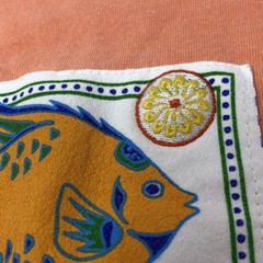 Vintage Puerto Rico Souvenir Tee Shirt XL Bright Orange Single Stitch SDI 1990s