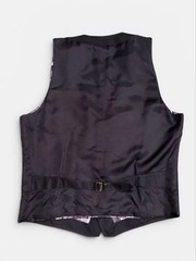 Paul Smith Black Vest Gilet Coin-Lined Casual Formal Japan For 14+