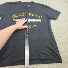 Black Rifle Coffee Company Shirt Men Medium Stretch Quick Dry Military USA Gray