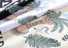 RHUDE Men Coconut Tree High Quality Leisure Cotton Short Sleeve T-Shirt M-2XL