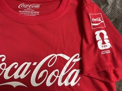 Coca-Cola Men’s Red FIFA 2026 Official Partner Graphic Logo Small Size