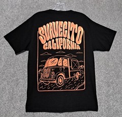 Suavecito Pomade T-Shirt Men’s Black/Orange Graphic Design M Pre-owned