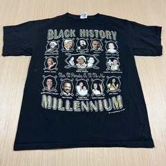 Vintage 90s Black History Family Values T Shirt Hip Hop L Rap Michael Jordan