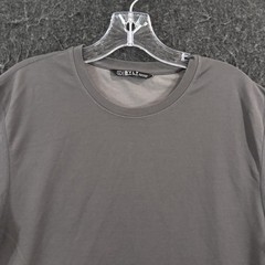 BYLT Everyday Split-Hem Shirt Men’s Large Gray Premium Basics Crewneck Tee