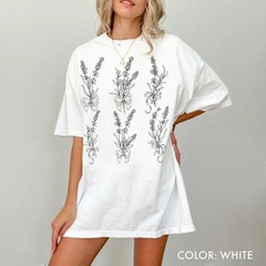 Lavender Vintage Style Comfort Tee Shirt