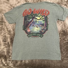 Eskimo Joe’s Stillwater OK Doubles Sided Graphic GO WILD Medium M Nature Graphic