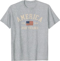 America 250 Years USA United States Flag July 4th 2026 1776 T-Shirt