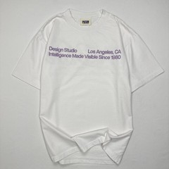 PACSUN Graphic T Shirt Mens L Oversized White Streetwear Design Studio LA