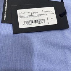 Represent Owners Club Logo Cotton T-Shirt Size M Color Vista Blue