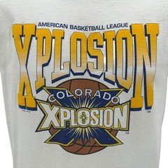 Vintage Evolve Colorado Xplosion Adult Small Shirt ABL Graphic Short Sleeve
