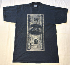 Men’s Pro America TND Club Super Heavy T Shirt size XL Tall $100 Bill Benjamin