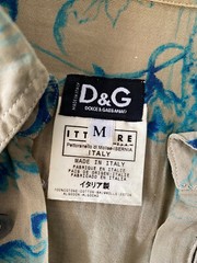 Dolce & Gabbana men’s shirt, Sz M, 100% Cotton, Chest 43”, Made In Italy