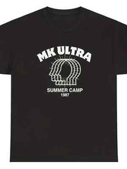 MK Ultra Summer Camp 1987 Graphic Tee – 100% Cotton, Casual Crew Neck T-Shirt