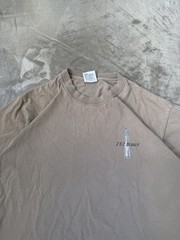 Vintage Brown Iraq Sniper T-Shirt Size Large 7.62 Design Guns