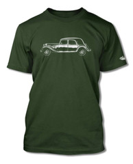 Citroen Traction Avant 11B 1934 – 1957 T-Shirt – Men – Side View – French Car