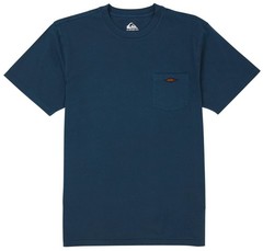 Quiksilver Men’s Saltwater Pigment-Dyed Short Sleeve Pocket Tee – Heavyweight T-