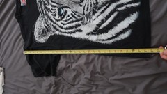 Vintage White Tiger Big Logo Overprint T-shirt 90s Adult XL Trinity