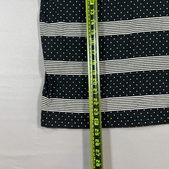 Ecko Unltd T Shirt Mens L Black White Polka Dot Cotton Straight Hem Short Sleeve