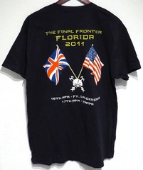 vtg Iron Maiden FC EDDIE GOLF FLORIDA 2011 t-shirt Final Frontier Dates FAN CLUB