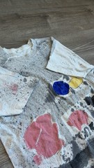 1990 Fruit of the Loom Single Stitch White Cotton Knit Graphic Crew Neck Tee