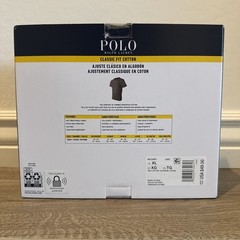POLO RALPH LAUREN Men’s Slim Fit Cotton Crew Neck Undershirt 3-Pack Size XL