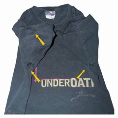 Vintage UnderOath Pink X Band Metalcore T Shirt Mens Small Distressed Flawed Y2k