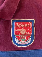 OFFICIAL ARSENAL THIERRY HENRY POLO COLLARED VINTAGE RETRO RARE LEGEND SHIRT UK