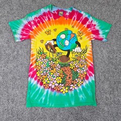 Bored Teenager Earth Day Tie Dye Graphic T-Shirt Mens Small Walking Earth