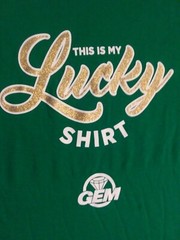 Way To Celebrate St. Patrick’s Day Graphic Men’s 2XL This Is My Lucky T-Shirt