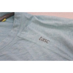 tasc Performance T-Shirt Mens XXL Light Blue Windmill Graphic Athletic Excellent