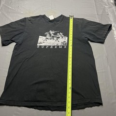 Supreme Shirt Mens L Black Horseback Riders Graphic Tee Made USA Streetwear