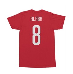 Austria 8 Alaba 2-Sided Jersey-Style Soccer Unisex T-Shirt