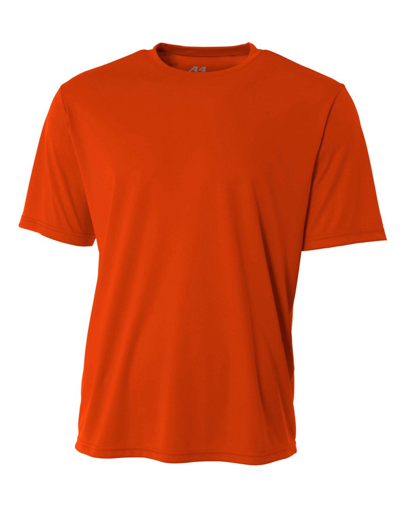 10 Pack Of A4 N3142 Mens 100% Polyester Cooling Performance Tee Stylish T-Shirt