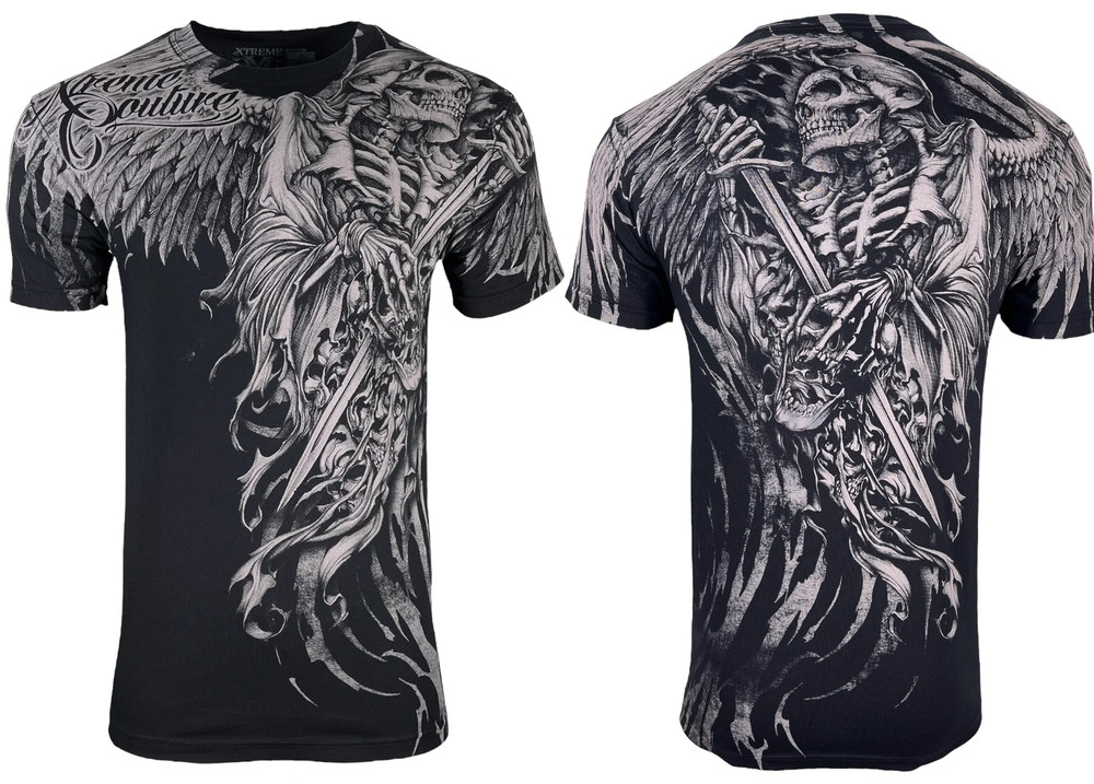 Xtreme Couture by Affliction Men’s T-Shirt Wielding Death