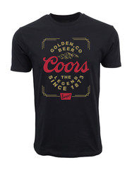 COORS BANQUET GOLDEN CO BEER THE LEGEND SINCE 1873 OFFICIAL T SHIRT