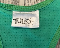 Tulio Tank Top Muscle Sexy Clubwear Sz. Large Green