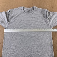 Next Level Adult Size Medium Heather Gray Short Sleeve Crew Neck T-Shirt New