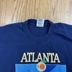 Vtg Atlanta Georgia USPS 1996 Single Stitch T Shirt Sz XL Blue Graphic Print