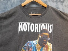 Brooklyn Mint T-Shirt Mens XL Gray Notorious BIG Graphic Hip Hop Rap Biggie