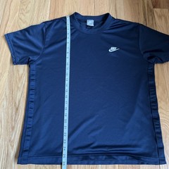 Vintage Nike T-Shirt Crewneck Men’s Navy Blue Mesh Lined Size Large Logo Y2K