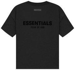 Essentials Fear of God Black on Black Stretch Limo Tee | Small | NWT