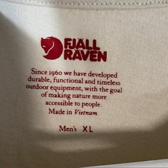 Fjallraven Shirt Mens XL Beige Sweden 1960 Logo Graphic Tee Outdoor Tagless