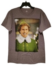 New Elf Buddy Smiling is my Favorite Mens Medium Funny Christmas Movie T-shirt